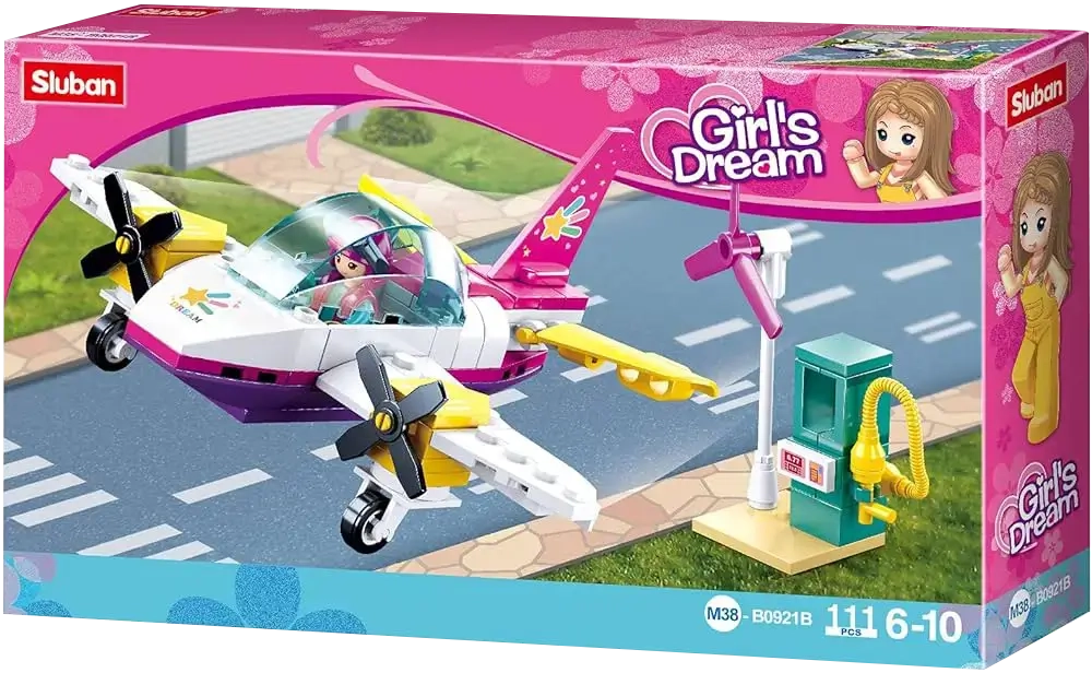 Sluban M38-B0921 Girl's dream Transport Building Blocks (Assorted 1 Pack)  for sale in Egypt from Games2Egypt