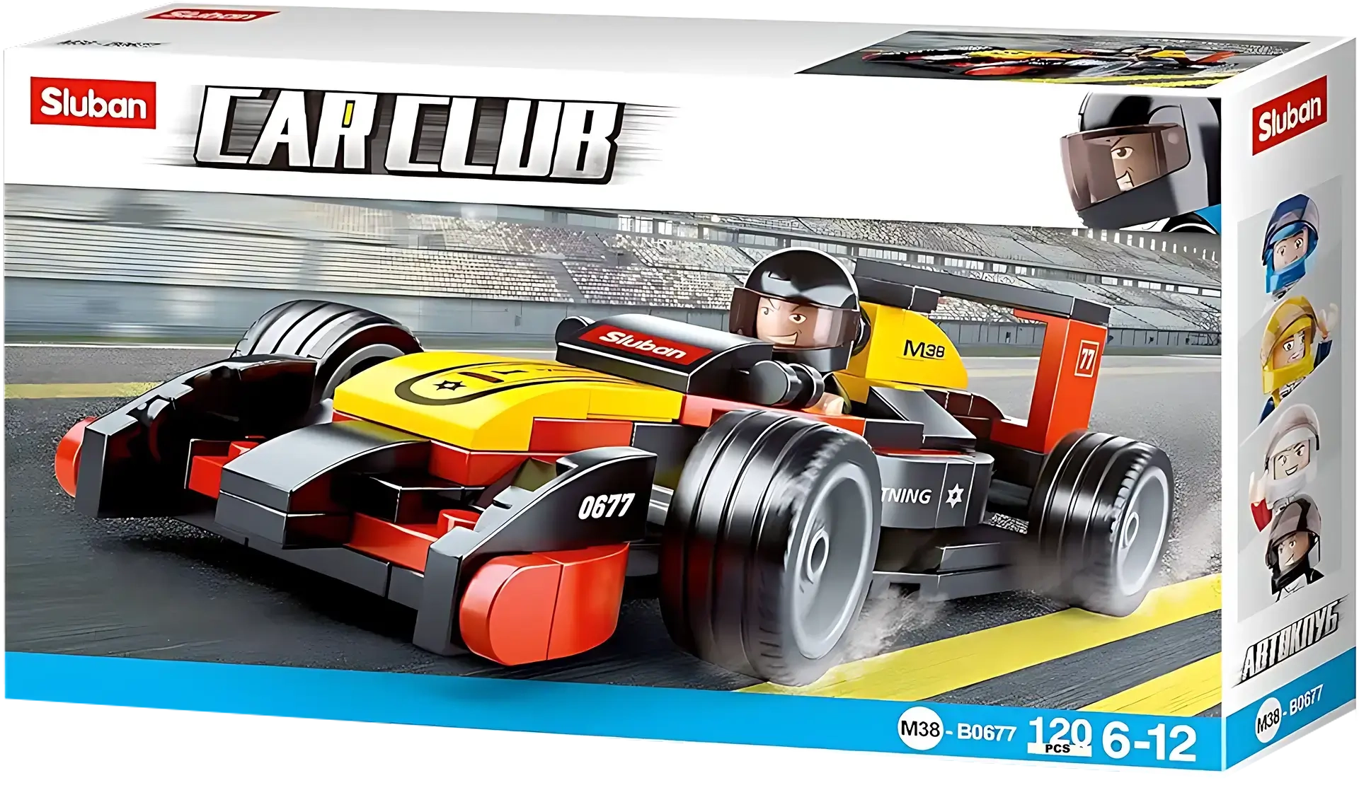 Sluban M38-B0677 Car Club-F1 Building Blocks  for sale in Egypt from Games2Egypt