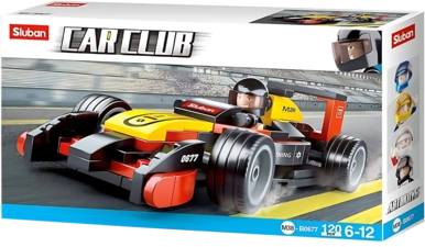 Sluban M38-B0677 Car Club-F1 Building Blocks