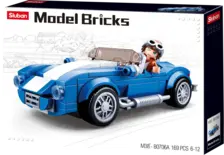 Sluban_M38B0706A_Model_BricksCobra_Gt40_Car_Building_Blocks