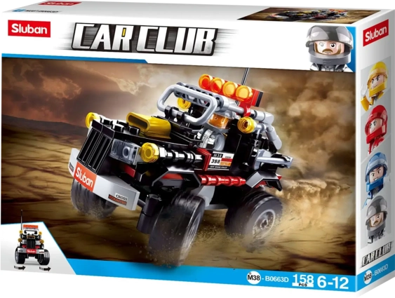 Sluban M38-B0663D Car Club-Offroad Building Blocks