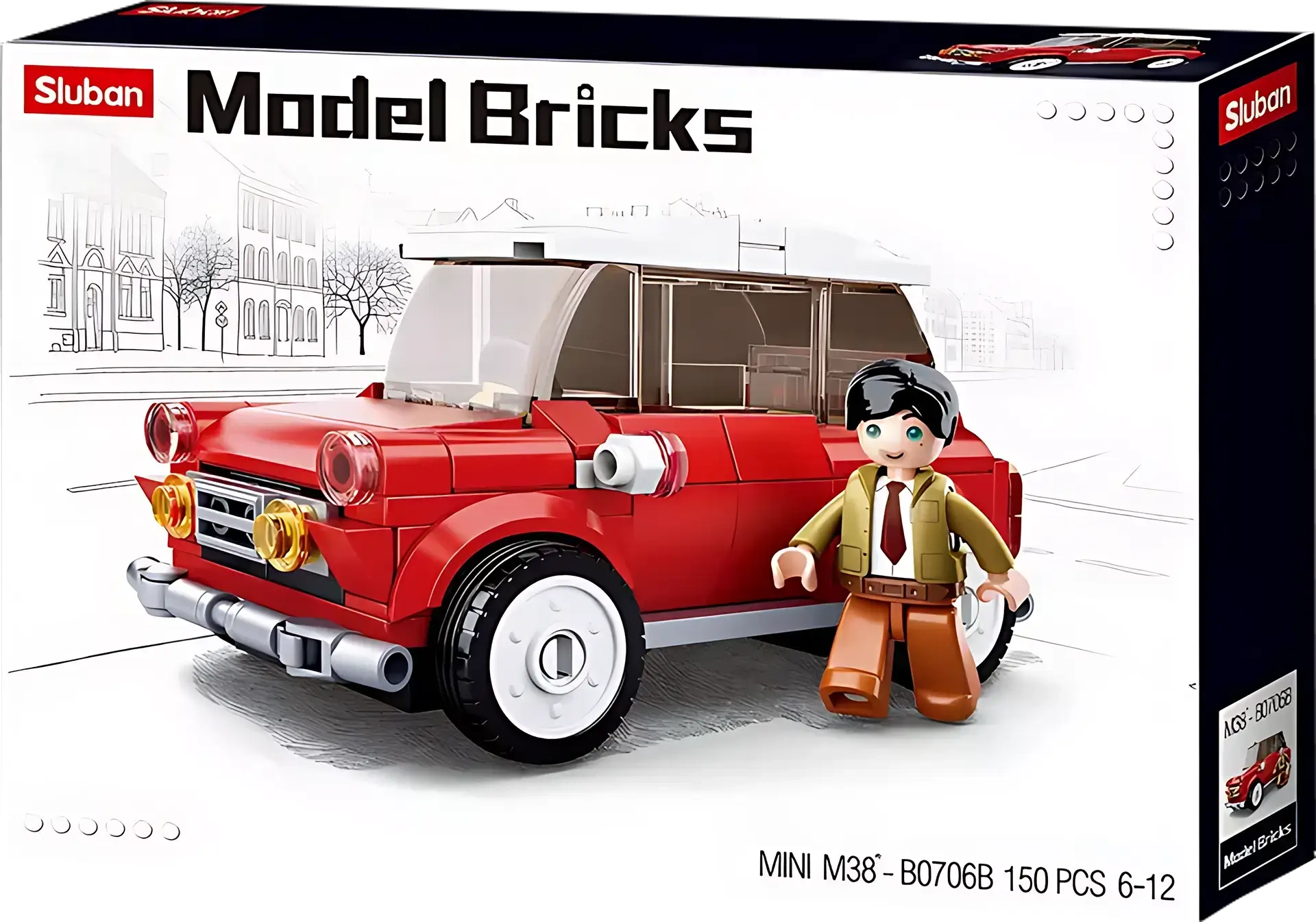 Sluban M38-B0706B Model Bricks-Mini Car Building Blocks  for sale in Egypt from Games2Egypt