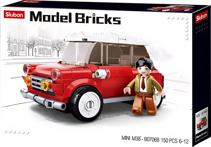 Sluban M38-B0706B Model Bricks-Mini Car Building Blocks