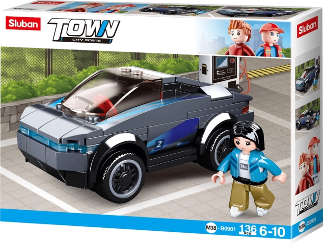 Sluban M38-B0901 Town - Electric Car Building Blocks  for sale in Egypt from Games2Egypt