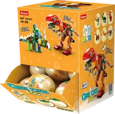 Sluban Qbricks Egg-Dino 12 Into 1 Building Blocks (1 Egg)  -  for sale in Egypt from Games2Egypt