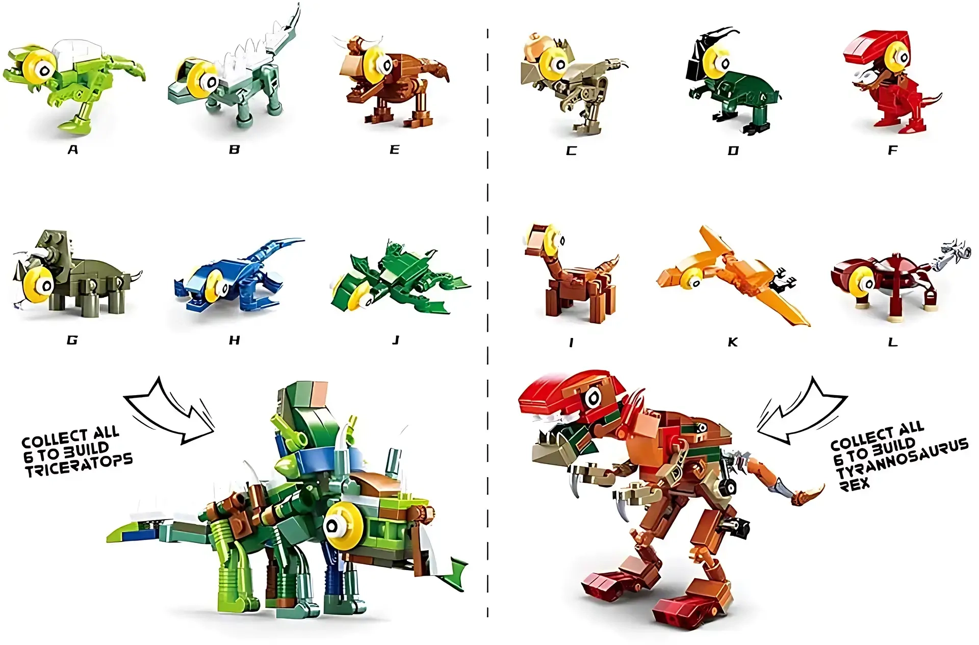 Sluban Qbricks Egg-Dino 12 Into 1 Building Blocks (1 Egg)   for sale in Egypt from Games2Egypt