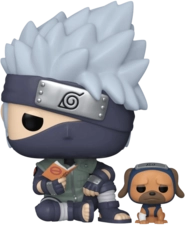 Funko Pop! Anime: Naruto - Kakashi with Pakkun (Exc)  for sale in Egypt from Games2Egypt