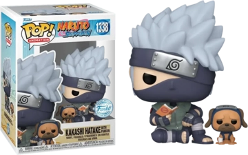 Funko Pop! Anime: Naruto - Kakashi with Pakkun (Exc)  for sale in Egypt from Games2Egypt