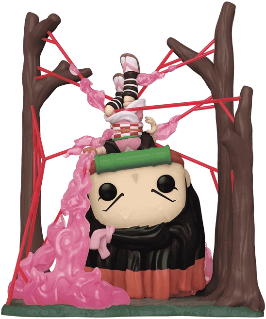 Funko POP! Deluxe Anime: Demon Slayer - Nezuko in Web (GW)(Exc)  for sale in Egypt from Games2Egypt