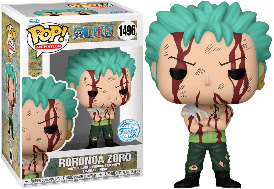 Funko POP! Anime: One Piece - Roronoa Zoro (Nothing Happened) (Exc)  for sale in Egypt from Games2Egypt