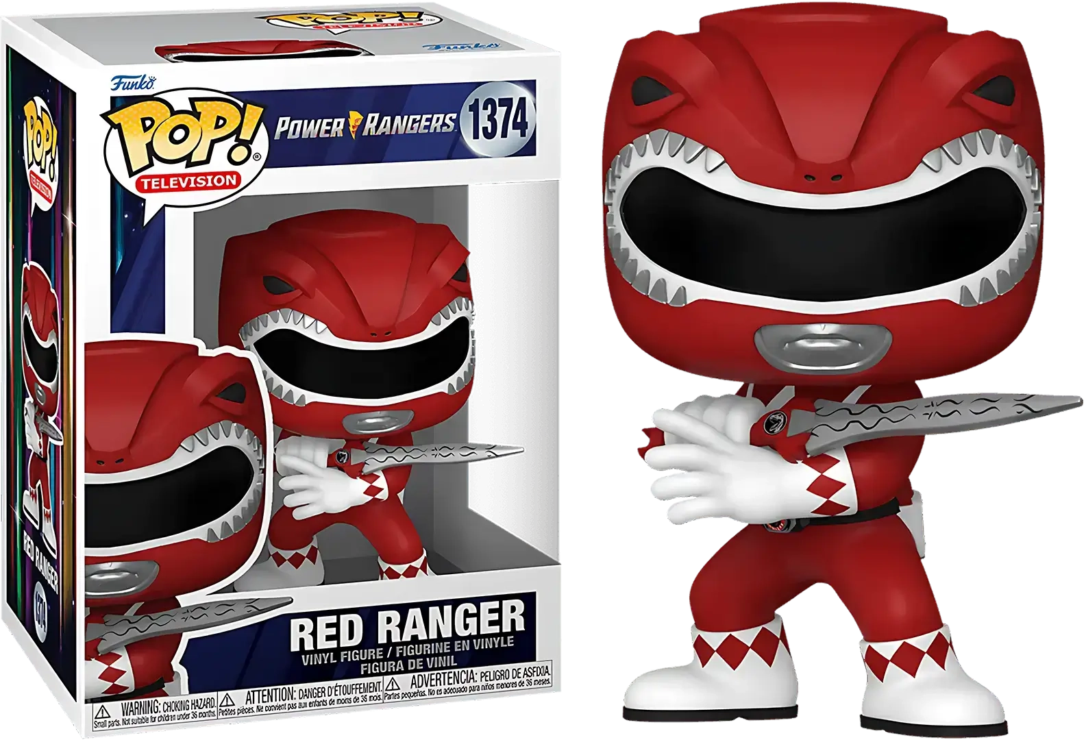 Pop! Tv: Mighty Morphin Power Ranger 30th - Red Ranger  for sale in Egypt from Games2Egypt