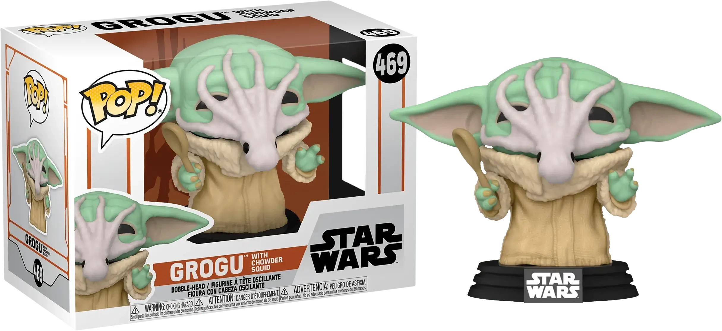 Funko POP! Star Wars: Mandalorian - Child w/Chowder Squid (Exc)  for sale in Egypt from Games2Egypt