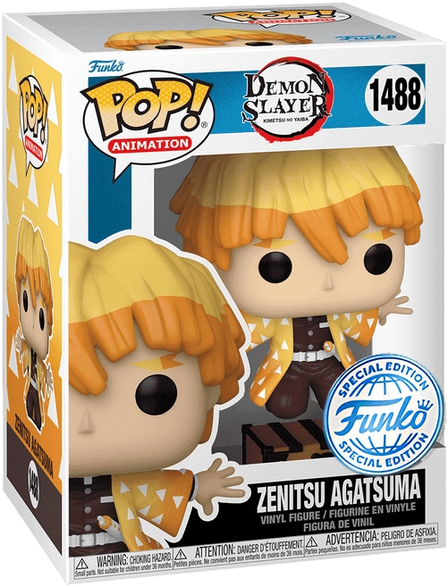 Funko POP! Anime: Demon Slayer - Zenitsu Agatsuma with Box (Exc)  for sale in Egypt from Games2Egypt