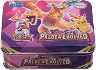 Pokemon Scarlet & Violet Trading Card Game Metal Box  for sale in Egypt from Games2Egypt