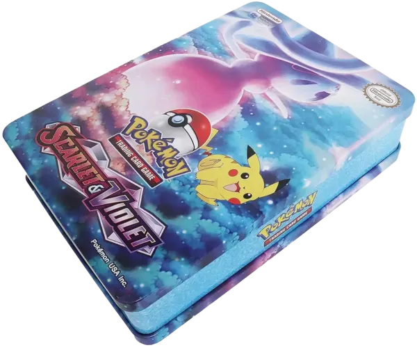 Pokemon Scarlet & Violet Trading Card Game Big Metal Box  for sale in Egypt from Games2Egypt